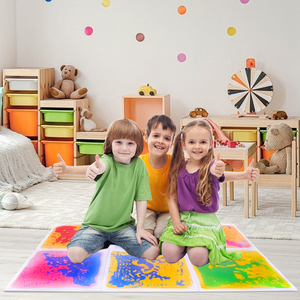 Dalles sensorielles et tuiles à presser pour l'équilibre - Zones de jeu de <span class=keywords><strong>marelle</strong></span> colorées en ABS éducatif - Product Image 2