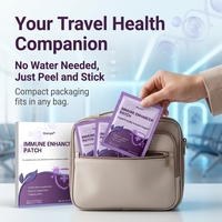 Patch immunostimulant transdermique OEM personnalisé avec formule sur mesure, jetable, pour la défense immunitaire