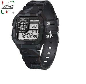 <span class=keywords><strong>G</strong></span> นาฬิกากีฬาจอแสดงผล LED ดิจิตอลอำพรางสีหรือสีใดๆ - Product Image 4