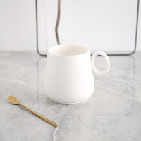 Tasse à café en porcelaine, vaisselle en vrac, violet mat, glaçage, bon marché,