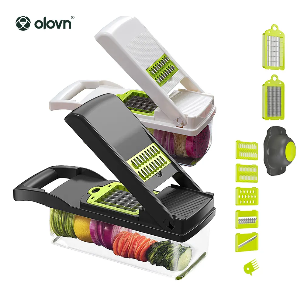 New Product Multifunctional Potato Clever Grater Slicer Meat Cube Strip Chips Vegetable Cutter Dicer