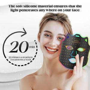 Masseur facial portable à sept couleurs de photons, rajeunissement, utilisation à domicile, instrument de beauté transfrontalier pour le blanchiment du visage, masque - Product Image 4