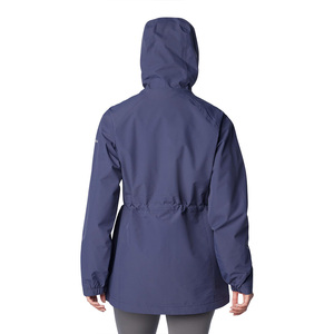 Veste <span class=keywords><strong>imperméable</strong></span> à <span class=keywords><strong>capuche</strong></span> slim pour femmes, directement de l'usine - <span class=keywords><strong>Parka</strong></span> coupe-vent élégante pour les aventures en plein air - Product Image 4