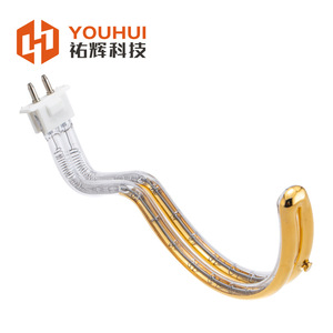 ฮีตเตอร์อินฟราเรดแบบสองท่อเคลือบทอง Youhui 1000W สำหรับงานเชื่อมพลาสติกยานยนต์ ให้ความร้อนอย่างรวดเร็ว - Product Image 2