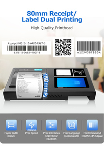 <span class=keywords><strong>Caisse</strong></span> enregistreuse moderne avec écran tactile de 11,6 pouces, imprimante à découpe automatique intégrée, scanner, tablette NFC, système POS, fabricant de systèmes POS - Product Image 5