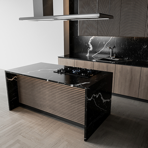 เฟอร์นิเจอร์<span class=keywords><strong>ครัว</strong></span>ทรงตัวแอล สไตล์โมเดิร์น อเนกประสงค์ บานพับในตั<span class=keywords><strong>ว</strong></span> หรูหรา ชุดครั<span class=keywords><strong>ว</strong></span>ครบชุด ตู้แบบเปิด - Product Image 4