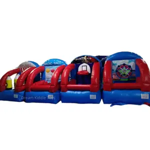 Newly designed exciting inflatable kids carnival games popular inflatable 4 in 1 inflatable interactive sports