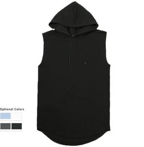 <span class=keywords><strong>D</strong></span>ébardeur <span class=keywords><strong>sans</strong></span> manches pour hommes, T-shirt <span class=keywords><strong>d</strong></span>écontracté, Sweat à capuche de couleur unie, T-shirt à lacets, Sweat-shirt Hip Hop pour hommes, <span class=keywords><strong>Gilet</strong></span> de sport pour hommes - Product Image 3