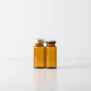 Wholesale Custom <b>Glass</b> Jar Vial <b>Container</b> Cosmetic Injection Bottle Vaccine 15ml Schering Bottles Screen Printing Easy Open End - Product Image 1