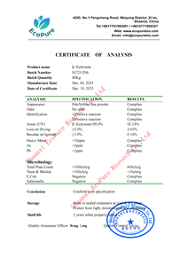 Ekstrak Ecdysone Cyanotis Vaga 90% <span class=keywords><strong>Beta</strong></span> <span class=keywords><strong>Ecdysterone</strong></span> Cyanotis Arachnoides P.E - Product Image 3