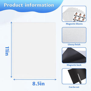 Feuilles magnétiques autocollantes Maghard sur mesure A4 ou autres dimensions pour impression jet d'encre sur panneaux publicitaires et photos. - Product Image 6