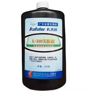 Factory direct hair kafuter k-300 glass and crystal adhesives uv glue