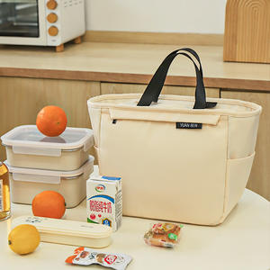 Bolsa de almuerzo aislada de tela Oxford Tianben, gran capacidad, portátil, duradera, resistente al agua, para viajes y picnics - Product Image 4