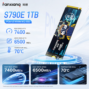 Unidad de Estado Sólido Interna <span class=keywords><strong>FANXIANG</strong></span> S790E 1TB PCIe4.0 NVMe M.2 2280 SSD 7100/6100MB para PS5, Computadora de Escritorio, Portátil, Actualización para Juegos - Product Image 2