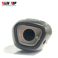 Silenziatore di Scarico Modificato per Moto Fuoristrada Kawasaki KX 250 e KXF 250, in Acciaio Inox