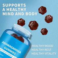 Gummies d'Ashwagandha Marque Blanche OEM - Soutien Sommeil & Calme, Gummies Véganes pour Adultes avec Vitamine D2, Fournisseur en Gros