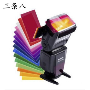 Color Filter Set For <b>Camera</b> <b>Flash</b> 12 Colors Universal Clip On Plastic Material - Product Image 1