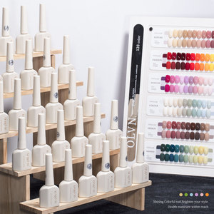 ZRKGEL OEM/ODM logotipo personalizado 120 colores sólido de larga duración UV Gel Polish Collection Set para Nail Art DIY Manicure - Product Image 1