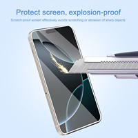 Protection d'Écran Antichoc 3D Transparente HD sans Bulles en Verre Trempé pour iPhone 13 14 15 16 Pro Max Tous Modèles