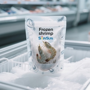 Customized logo Heat Seal <b>Vacuum</b> Freeze Seal Laminated Leak Proof Nylon Flat <b>Bag</b> Plastic Meat Fish Frozen Food Packaging - Product Image 6