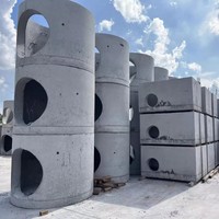 Molde para Pozos de Inspección Prefabricados, Línea de Producción de Tuberías de Acero Personalizable para Tuberías de Drenaje, Material Q235 en Forma de Cilindro