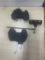 Loquet de porte par gravité verrouillable double face robuste pour charnières de porte et de fenêtre divines en vinyle