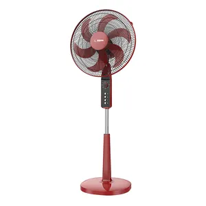 Ventilatore elettrico oscillante da 18 pollici alimentato con supporto ricaricabile per uso domestico