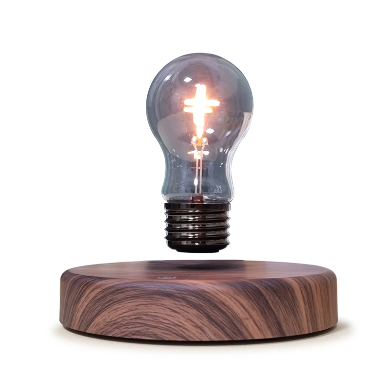 Levitating cross shape wick bulb