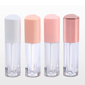 2024 nueva forma de corazón vacío gran varita Celar <span class=keywords><strong>Liptint</strong></span> Lipgloss contenedor tubos 5ml embalaje cosmético tubos de brillo de labios - Product Image 1