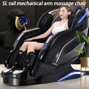 <span class=keywords><strong>Fauteuil</strong></span> de massage corporel complet de luxe avec coque ABS, commande vocale IA, étirement thaïlandais, lumières LED et étirement des jambes pour la maison et le bureau - Product Image 1