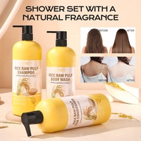 TWG RTS 950ml Gel Douche Hydratant Soyeux à la Pulpe de Riz Brut, Vente en Gros, Gel Douche Rafraîchissant, Contrôle du Sébum et Blanchissant