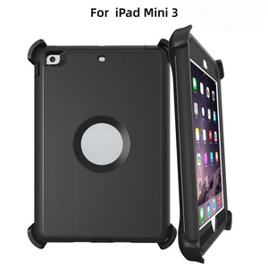 เคสกันกระแทก TPU+PC สำหรับ iPad Mini 2 3 4 5 6 <span class=keywords><strong>9</strong></span>.7 7 8 <span class=keywords><strong>9</strong></span> 10.2 10 11 10.<span class=keywords><strong>9</strong></span> นิ้ว พร้อมฟิล์มกันรอย<span class=keywords><strong>หน้า</strong></span><span class=keywords><strong>จอ</strong></span> PVC สี<span class=keywords><strong>ด</strong></span>ำ แบบคลิปหลัง - Product Image 2