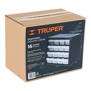Maestro con 8 unità organizzatore con 16 cassetti, Truper - Product Image 1