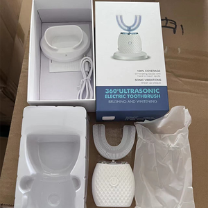 Nuevo cepillo <span class=keywords><strong>de</strong></span> dientes eléctrico en forma <span class=keywords><strong>de</strong></span> U inteligente impermeable instrumento <span class=keywords><strong>de</strong></span> blanqueamiento dental barrido sónico vibración adulto pareja conjunto - Product Image 2
