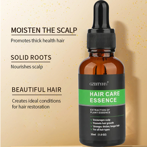 Huile capillaire antipelliculaire biologique CKTUING 30ML avec gingembre, acide hyaluronique et huile d'arbre à thé pour la repousse naturelle des cheveux - Product Image 3