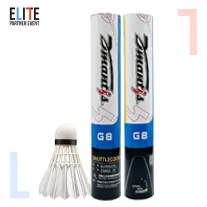 Rekabet seviyesi Badminton BWF raketle geleneksel marka kaz düzeltin tüy Badminton raketle G8