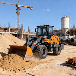 Chargeuse sur pneus diesel hydraulique 4x4, mini, 6700*2450*2950mm, haute performance, fournie directement par l'usine - Product Image 1