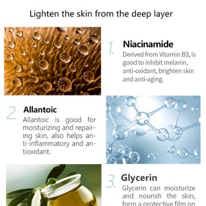 Ventes chaudes Crème éclaircissante à la niacinamide 30g pour le soin de la peau du visage, améliore la sécheresse et les ridules - Product Image 4
