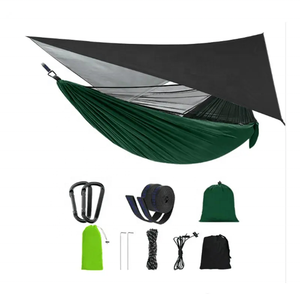 Ngoài trời siêu nhẹ đu cắm trại muỗi Net mưa bay võng - Product Image 4