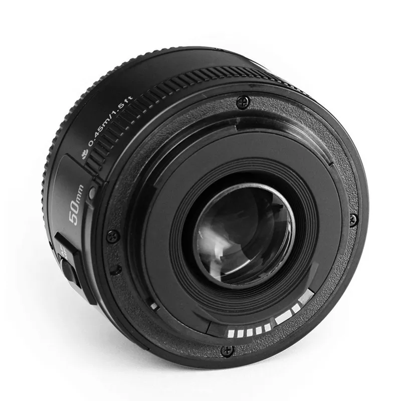 Объектив YONGNUO 50 мм f/1,8 AF с апертурой объектива автофокуса yn50мм f1.8 для камер Canon EOS DSLR