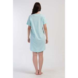 Túnica de Manga Corta con Cuello Redondo y Bolsillo Ovalado para Mujer, Talla XXL - Product Image 1