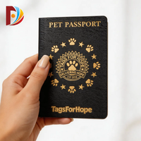 Impression de livrets personnalisés en papier offset et carton à prix abordable pour certificats de santé pour animaux de compagnie, passeports pour chiens et chats
