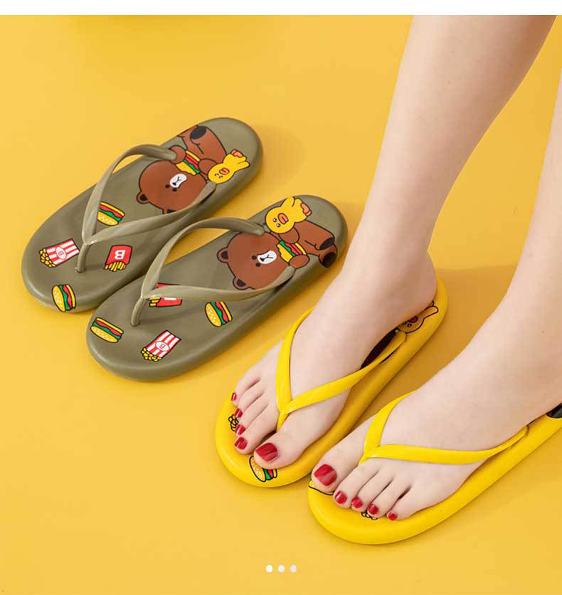 Summer PVC Beach Filp Flops Non-slip Slippers Flat Sandals Women Custom Slippers Manufacturer