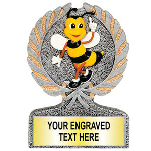 Trofeo Personalizado de Alta Calidad para Premios Académicos, Premios de Década, Trofeo de Bobblehead Grabado para Concurso de Ortografía - Product Image 2