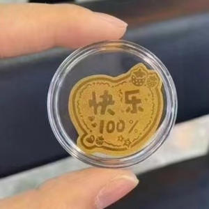 Autocollant de téléphone portable <span class=keywords><strong>Maneki</strong></span> <span class=keywords><strong>Neko</strong></span> en or pur 999 de Shenzhen Shuibeis, porte-bonheur rapide, un cadeau populaire et très vendu - Product Image 6