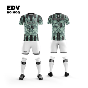 Conjunto de Camiseta de Fútbol Profesional de Alta Elasticidad, Tejido de Alta Calidad, Cómodo para Uso en Partidos Oficiales - Product Image 1