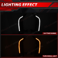 Lampu DRL LED Daytime Running Lights untuk Toyota Camry SE XSE 2024 2025 Lampu Depan Bumper Depan Lampu Kabut Lampu Sein Aksesoris Mobil
