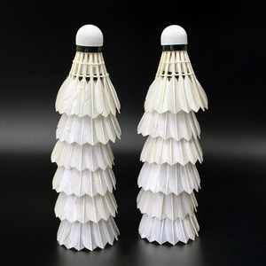 DunRun DR-14 volano di livello torneo di <span class=keywords><strong>Badminton</strong></span> <span class=keywords><strong>per</strong></span> <span class=keywords><strong>il</strong></span> gioco di gare di Club professionistiche e <span class=keywords><strong>la</strong></span> <span class=keywords><strong>palla</strong></span> di piume d'oca di allenamento - Product Image 6