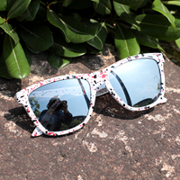 Lunettes de soleil polarisées rétro noires tendance pour hommes, stock entrepôt USA/UE 2025, personnalisables avec logo, pour l'été