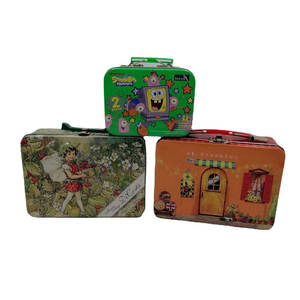 Заводская индивидуальная оптовая продажа креативных мультяшных банок для ланча, металлические изысканные подарочные коробки, Упаковочная жестяная коробка для ланча - Product Image 3